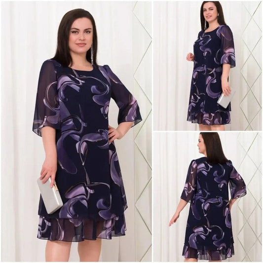 【M-4XL】💞Módní tištěné šaty