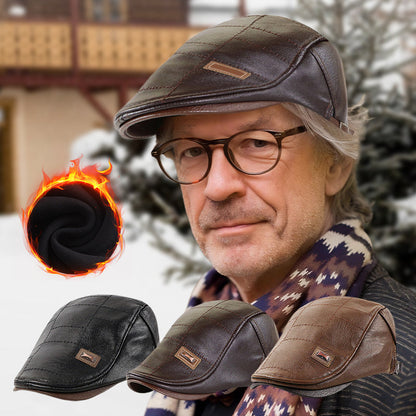 🔥Horký prodej- Nový módní kožený baret