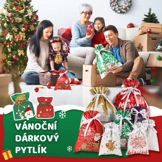 🎅🎁Nejlepší vánoční dárková taška se šňůrkou na světě
