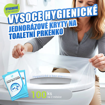 💥Jednorázový plastový potah na toaletní sedátko👋