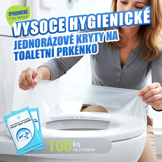 💥Jednorázový plastový potah na toaletní sedátko👋