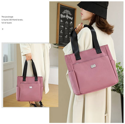 🔥Vodotěsná nylonová taška přes rameno s velkou kapacitou a několika kapsami👜