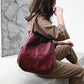 【🎊2025 Nové výrobky】👜Dámské Vintage měkké kožené tašky přes rameno velké kapacity