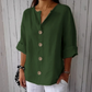 【S-4XL】👚Lehká dámská blůza na knoflíky