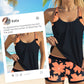 👙 Dámský dvoudílný plavecký set s potiskem Tankini a šortky