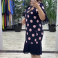 💃【S-3XL】Dámské Šaty s Puntíky a Plisovaným Patchworkem