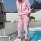💖Dámská mikina s kapucí a tepláky, 2dílná příležitostná souprava