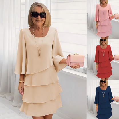 🌸 Dámské zeštíhlující šifonové šaty