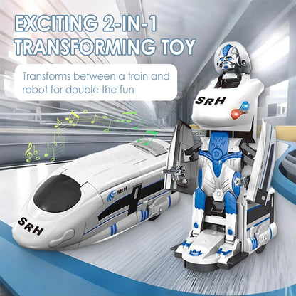 🔥Dobíjecí transformující se vlakový robot