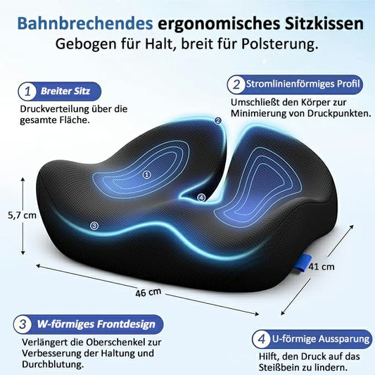 Ergonomický sedák z paměťové pěny