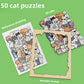Vzdělávací zábavné dřevěné puzzle s roztomilými zvířátky