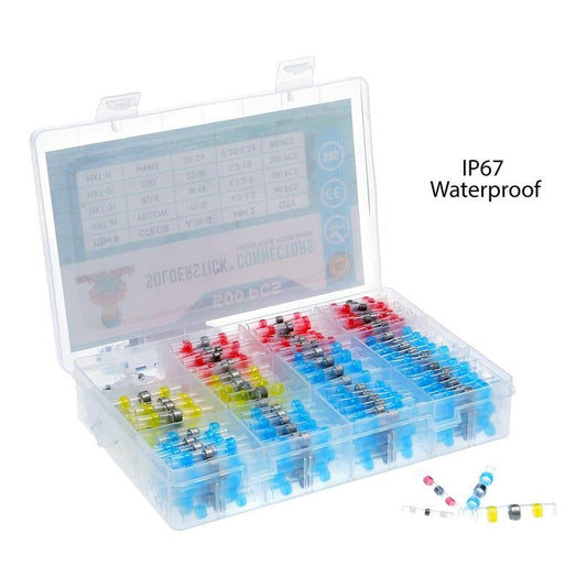 Sada vodotěsných konektorů pro pájecí dráty