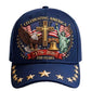 Unisexová nastavitelná baseballová čepice s 3D grafikou