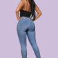 👖 Dámské Skinny Napnuté Roztrhané Farmářské Kalhoty