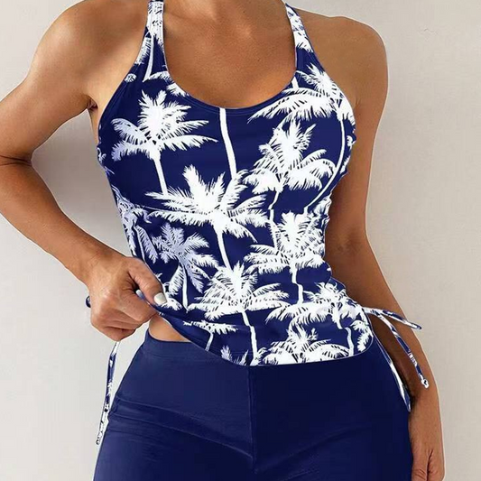 👙✨Dvoudílné plavky s volánky – Kontrola bříška a tvarování postavy