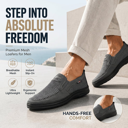 👣Prodyšné pánské slip-on boty z mesh materiálu
