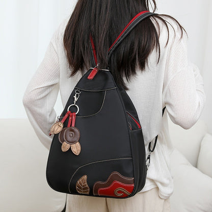 Stylový dámský konvertibilní crossbody batoh