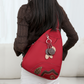 Stylový dámský konvertibilní crossbody batoh