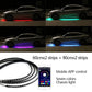 2023 Podvozek automobilu Flexibilní RGB vodotěsné LED páskové osvětlení (4PCS)