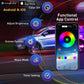 2023 Podvozek automobilu Flexibilní RGB vodotěsné LED páskové osvětlení (4PCS)