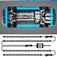 2023 Podvozek automobilu Flexibilní RGB vodotěsné LED páskové osvětlení (4PCS)